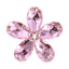 Light Rose Drop Shape High Quality Glass Sew-on Rhinestones WholesaleRhinestone