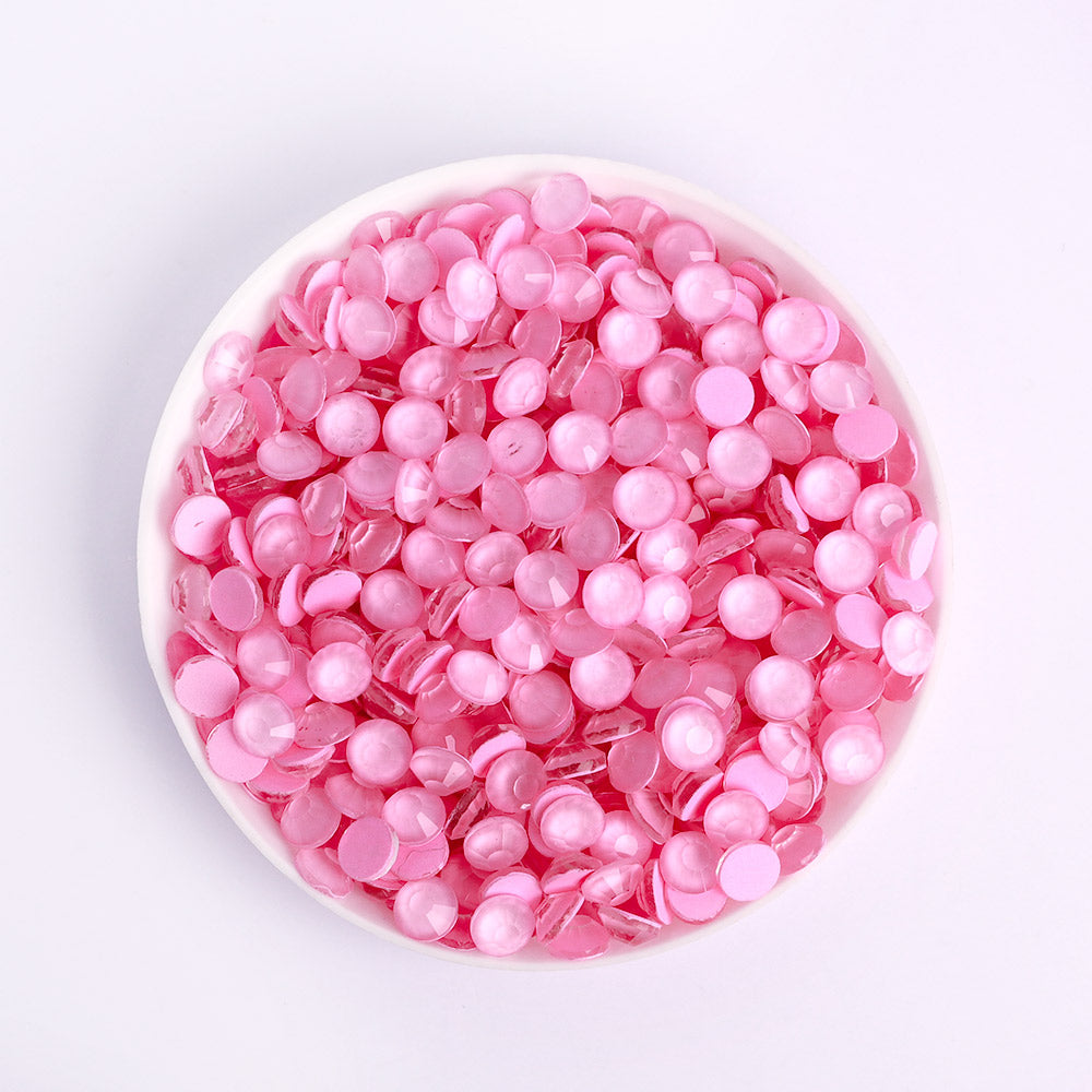 Light Pink Glass FlatBack Neon Rhinestones Secondary image