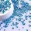 Mixed Sizes Indicolite AB FlatBack Rhinestones For Nail Art Silver Back WholesaleRhinestone