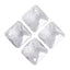 Silver Shade Princess Cut High Quality Glass Rhinestone Pendant WholesaleRhinestone