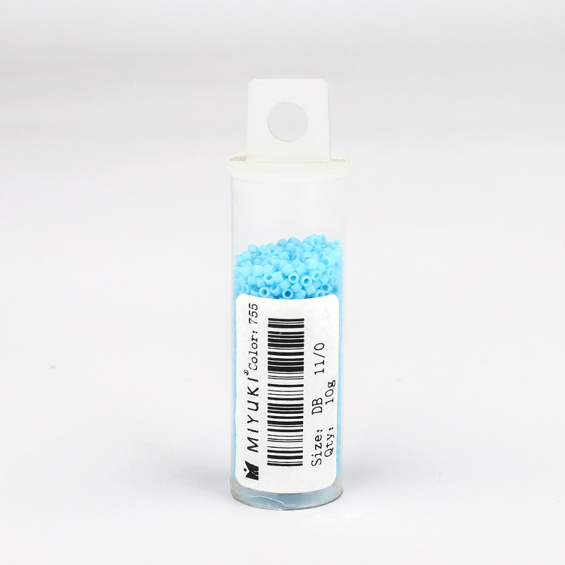 Miyuki Delica Seed Beads 11/0 Opaque Matte Turquoise Blue DB-755 WholesaleRhinestone