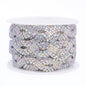 Sew-on Crystal AB Glass Raindrop Rhinestone Trim Chain Applique RA907 WholesaleRhinestone