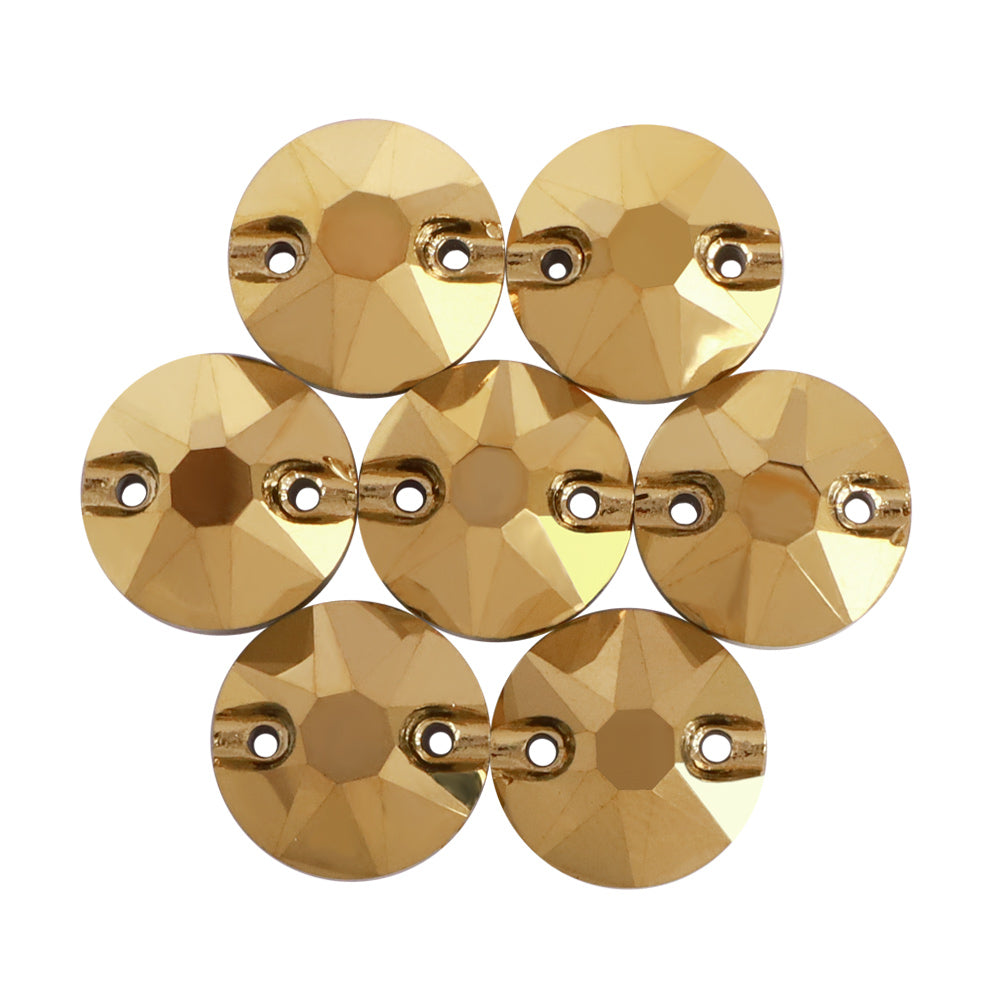 Dorado XIRIUS Round Shape High Quality Glass Sew-on Rhinestones WholesaleRhinestone