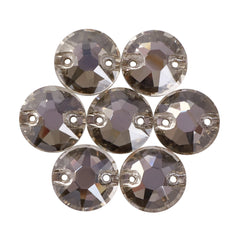 Satin XIRIUS Round Shape High Quality Glass Sew-on Rhinestones WholesaleRhinestone