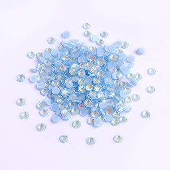 Mocha SS Light Blue Glass FlatBack Luminous Rhinestones For Nail Art WholesaleRhinestone
