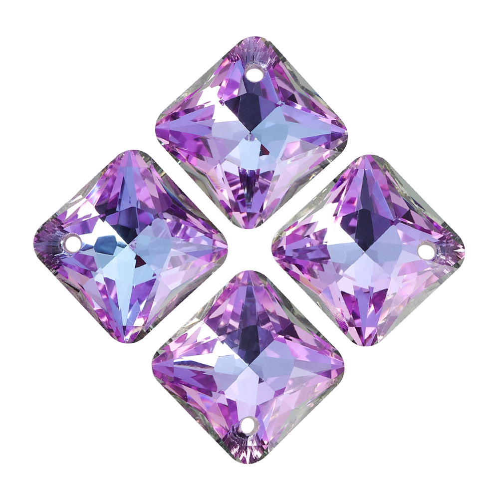 Vitrail Light Princess Cut High Quality Glass Rhinestone Pendant WholesaleRhinestone Main image