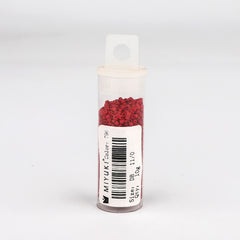 Miyuki Delica Seed Beads 11/0 Opaque Matte Cherry Red DB-796 WholesaleRhinestone