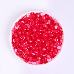 Red Glass FlatBack Neon Rhinestones WholesaleRhinestone