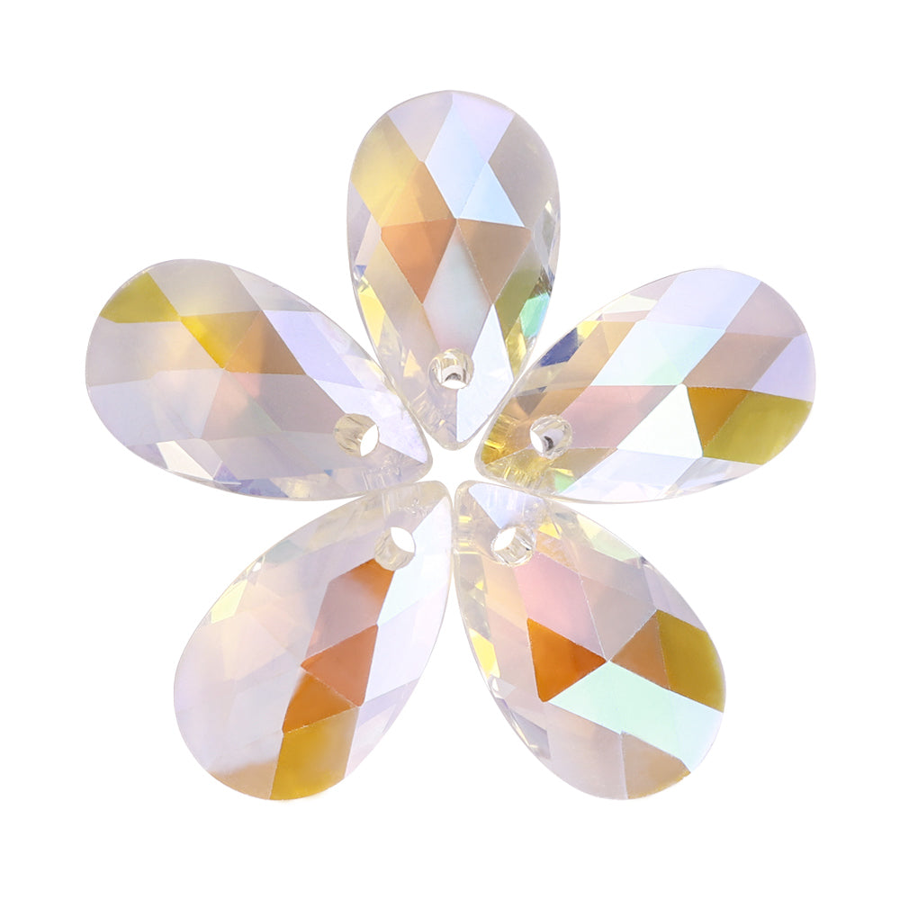 Crystal Shimmer Pear-shaped High Quality Glass Rhinestone Pendant WholesaleRhinestone