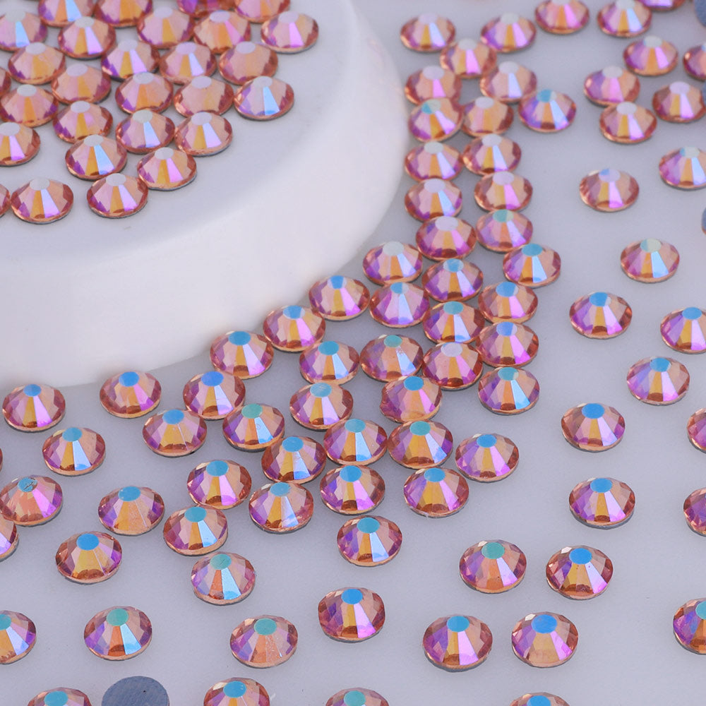 Champagne AB Glass HotFix Rhinestones WholesaleRhinestone
