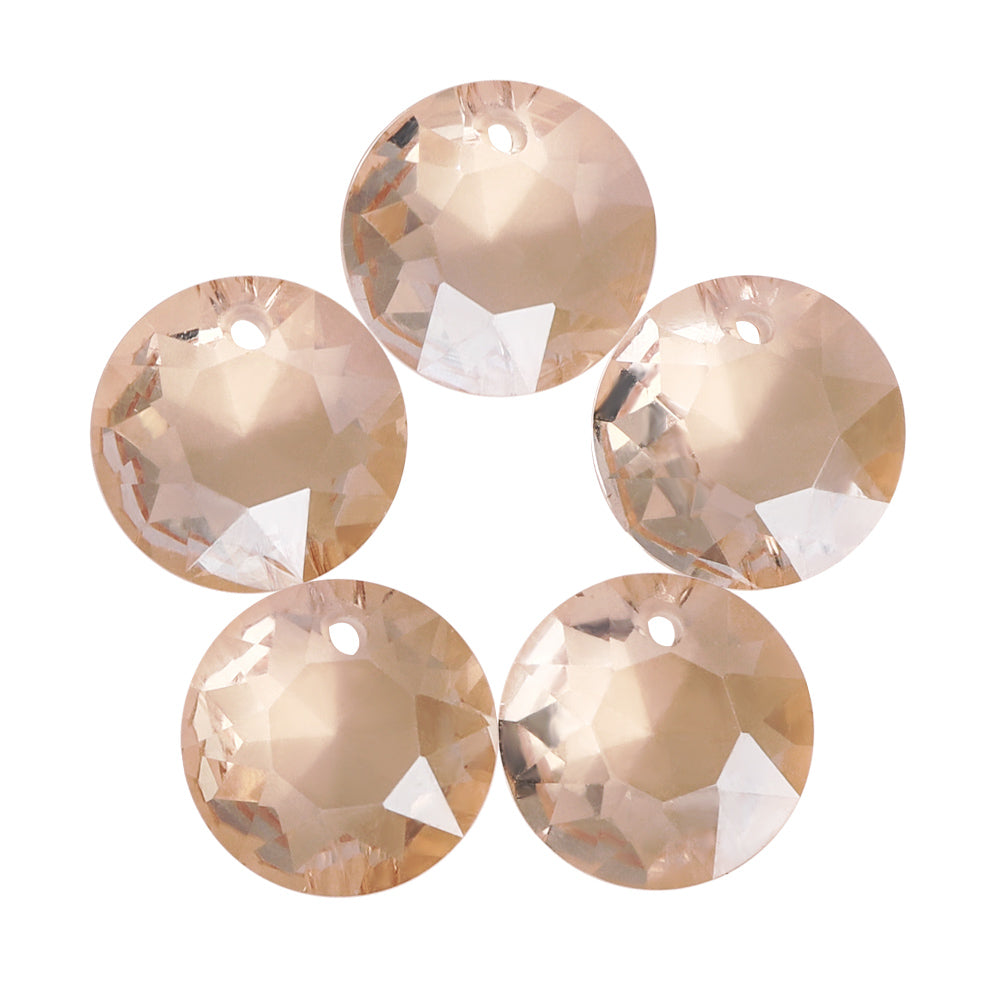 Golden Shadow Classic Cut High Quality Glass Rhinestone Pendant WholesaleRhinestone Imagen principal del producto