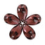 Burgundy Drop Shape High Quality Glass Sew-on Rhinestones WholesaleRhinestone