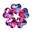 Volcano XILION Heart High Quality Glass Rhinestone Pendant WholesaleRhinestone