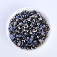 Hematite Steeple Glass HotFix Rhinestones WholesaleRhinestone