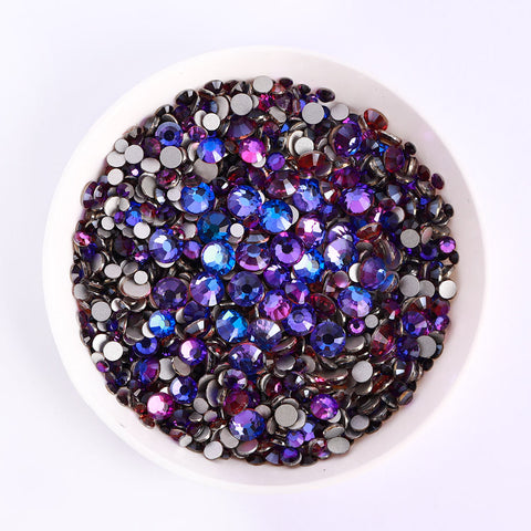 Mixed Sizes Purple Majesty FlatBack Rhinestones For Nail Art WholesaleRhinestone