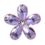 Violet Drop Shape High Quality Glass Sew-on Rhinestones WholesaleRhinestone