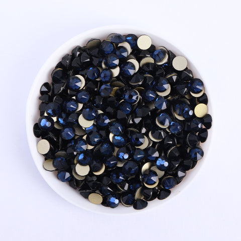 Montana Glass Flat Back Glue-on Rhinestones 16 Cut Facets WholesaleRhinestone