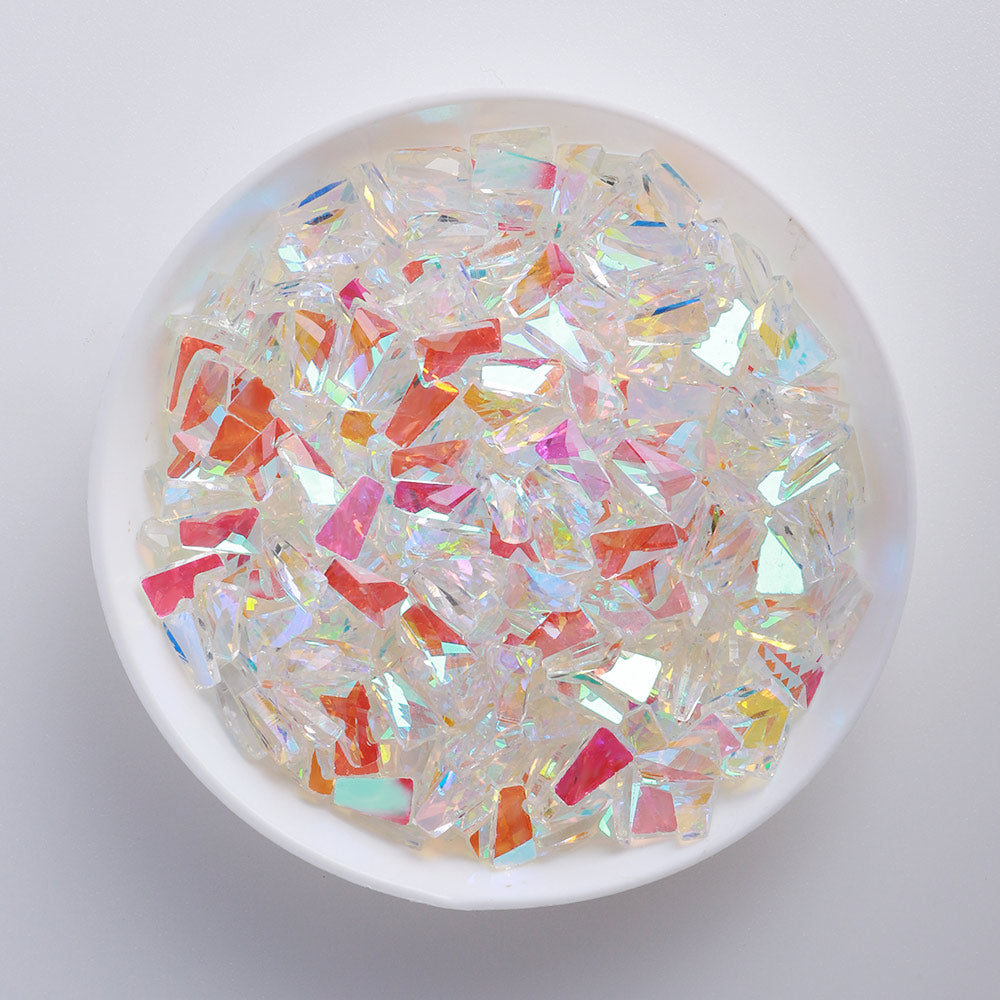 Trapezoid Shape Starry Sky Flat Back Fancy Rhinestones Secondary image