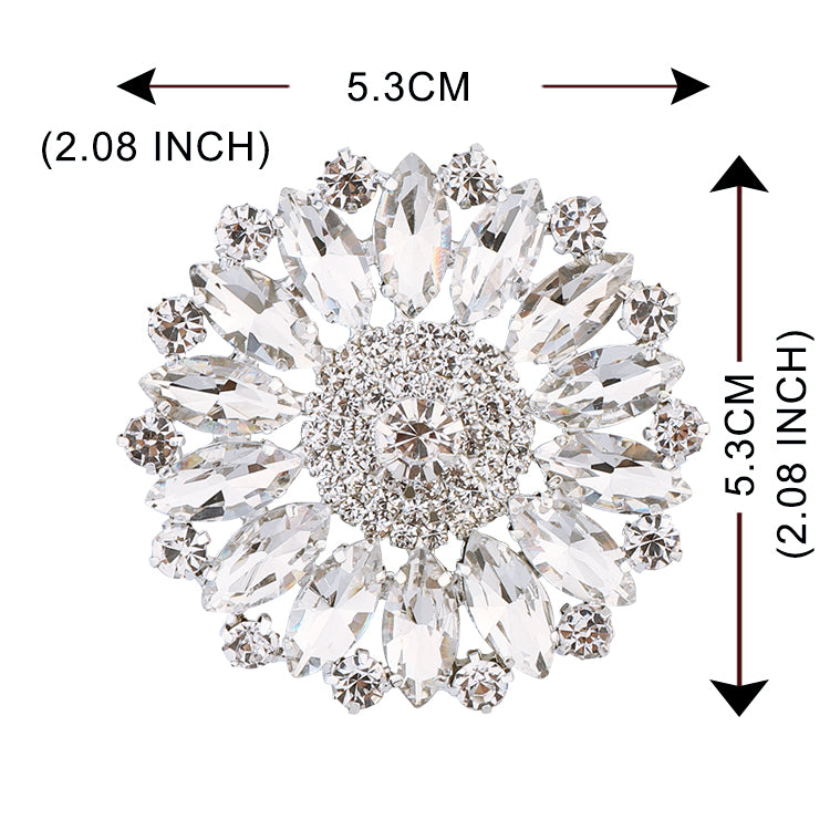 Sew-on Crystal Glass Rhinestone Applique RA706 WholesaleRhinestone