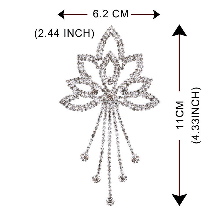 Sew-on Crystal Glass Rhinestone Applique RA640 WholesaleRhinestone