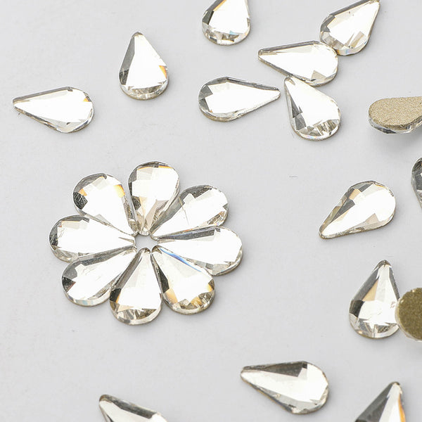Raindrop Shape Crystal Flat Back Fancy Rhinestones WholesaleRhinestone