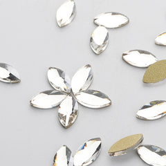 Navette Shape Crystal Flat Back Fancy Rhinestones WholesaleRhinestone