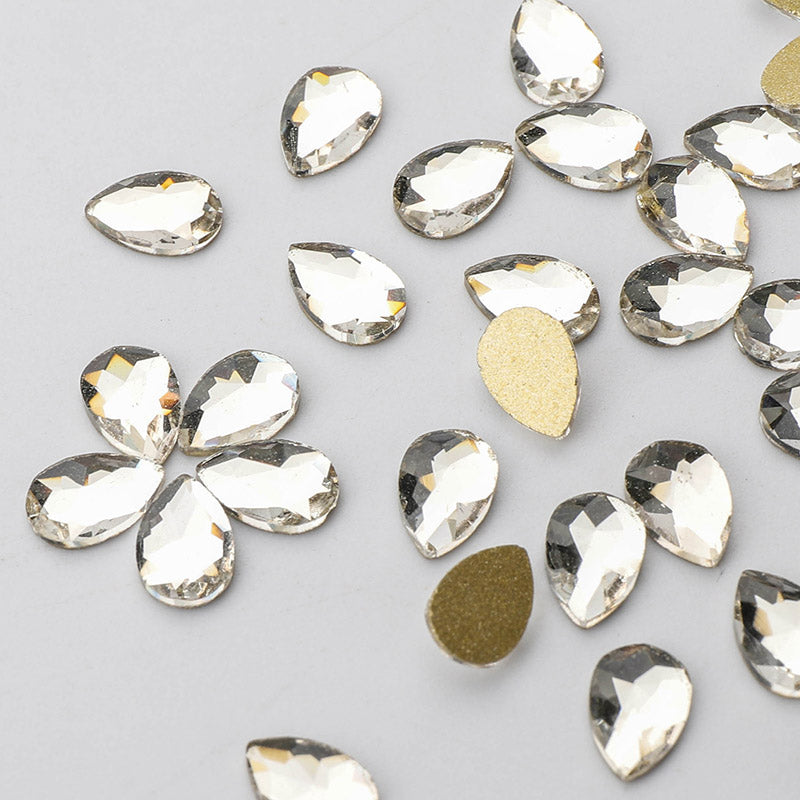 Raindrop Shape Crystal Flat Back Fancy Rhinestones WholesaleRhinestone