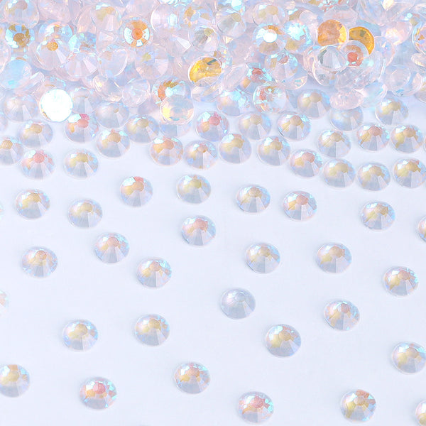 Transparent Aurora Glass Flat Back Rhinestones WholesaleRhinestone