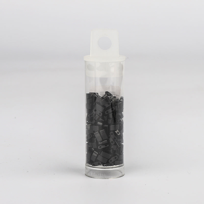 Miyuki Half Tila Glass Seed Beads Opaque Black HTL-401 WholesaleRhinestone