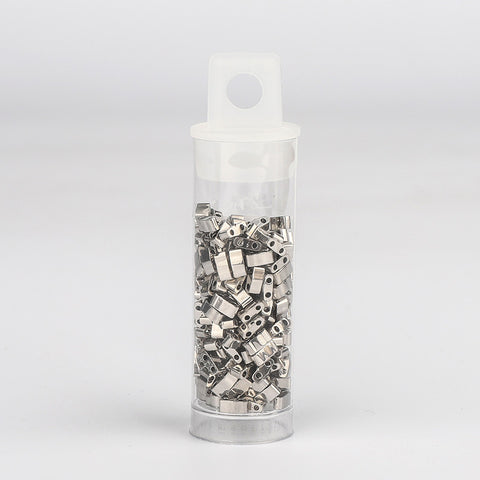 Miyuki Half Tila Glass Seed Beads Palladium Plated HTL-194 WholesaleRhinestone