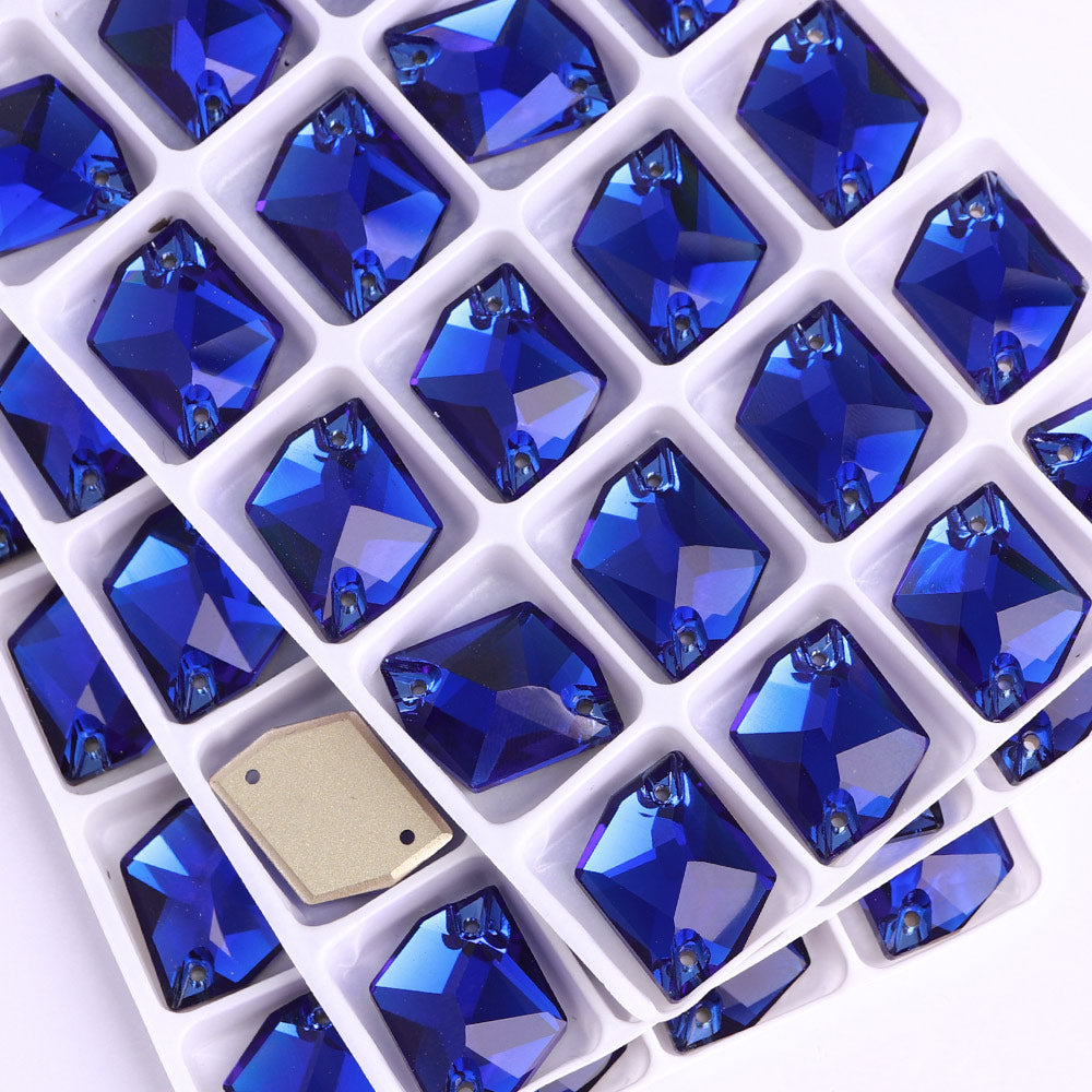 Sapphire Cosmic Shape High Quality Glass Sew-on Rhinestones WholesaleRhinestone