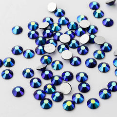 Black AB Glass FlatBack Rhinestones In Bulk WholesaleRhinestone