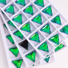 Sphinx Triangle Shape High Quality Glass Sew-on Rhinestones WholesaleRhinestone