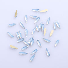 Raindrop Shape Blue Opal Flat Back Fancy Rhinestones WholesaleRhinestone