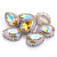 Paradise Shine Drop Shape High-Quality Glass Sew-on Nest Hollow Claw Rhinestones WholesaleRhinestone