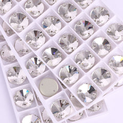 Crystal Rivoli  Shape High Quality Glass Sew-on Rhinestones WholesaleRhinestone