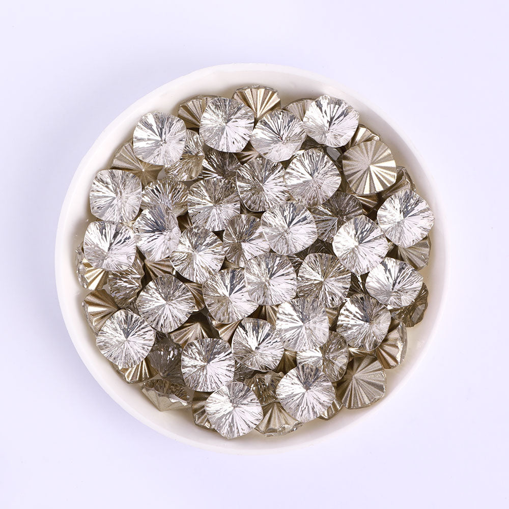 Millennium Series Round Square Shape Crystal Glass Pointed Back Fancy Rhinestones Sekundär produktbild