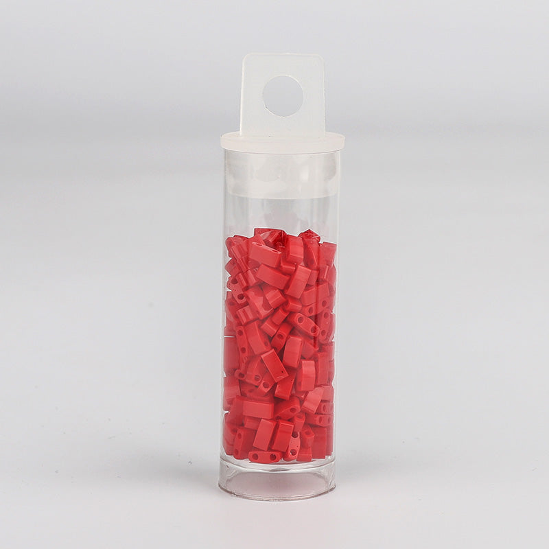 Miyuki Half Tila Glass Seed Beads Opaque Red HTL-408 WholesaleRhinestone