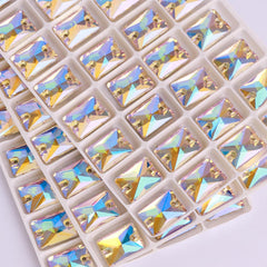 Paradise Shine Rectangle Shape High Quality Glass Sew-on Rhinestones WholesaleRhinestone