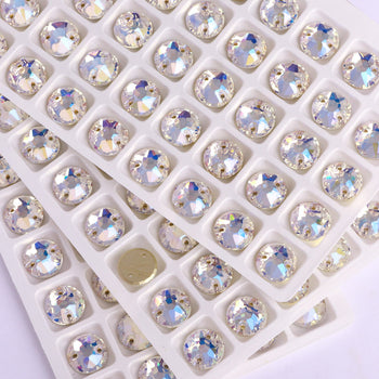 Moonlight XIRIUS Round Shape High Quality Glass Sew-on Rhinestones WholesaleRhinestone