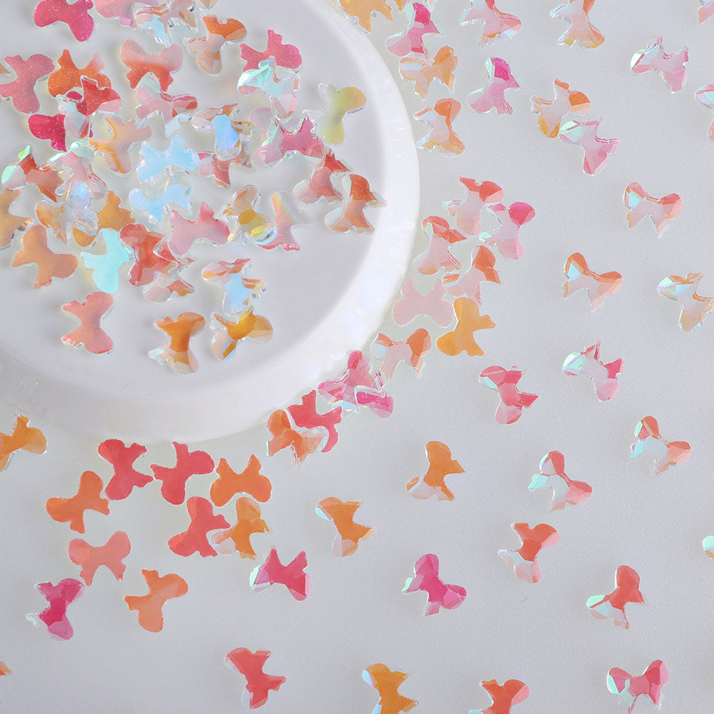 Butterfly Shape Starry Sky Flat Back Fancy Rhinestones WholesaleRhinestone