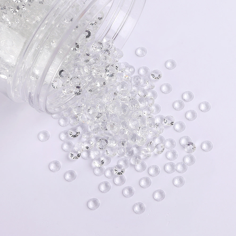 Crystal Unfoiled Glass Flat Back Rhinestones Secondary image