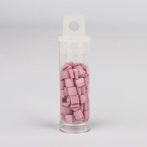 Miyuki Tila Glass Seed Beads Opaque Luster Antique Rose TL-599 WholesaleRhinestone