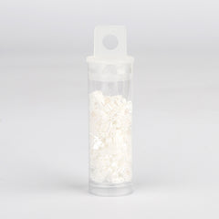 Miyuki Half Tila Glass Seed Beads Opaque White Luster HTL-420 WholesaleRhinestone