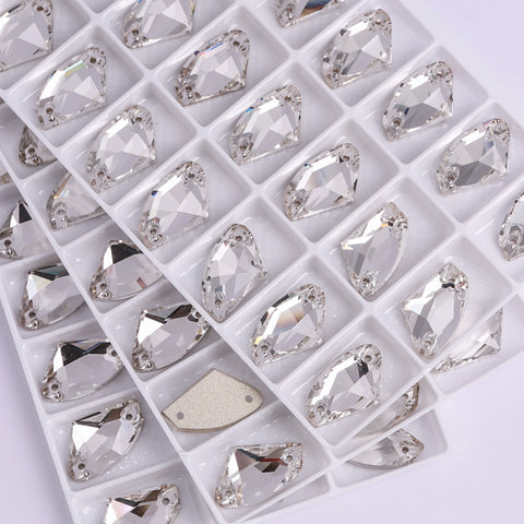 Crystal Galactic Shape High Quality Glass Sew-on Rhinestones WholesaleRhinestone