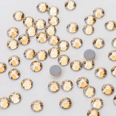 Golden Shadow HotFix Rhinestones Glass FlatBack Crystals WholesaleRhinestone