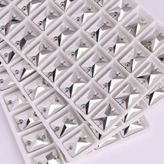 Comet Argent Light Rectangle Shape High Quality Glass Sew-on Rhinestones WholesaleRhinestone