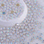 Blue Moonlight Glass Flat Back Glue-On Rhinestones 16 Cut Facets WholesaleRhinestone