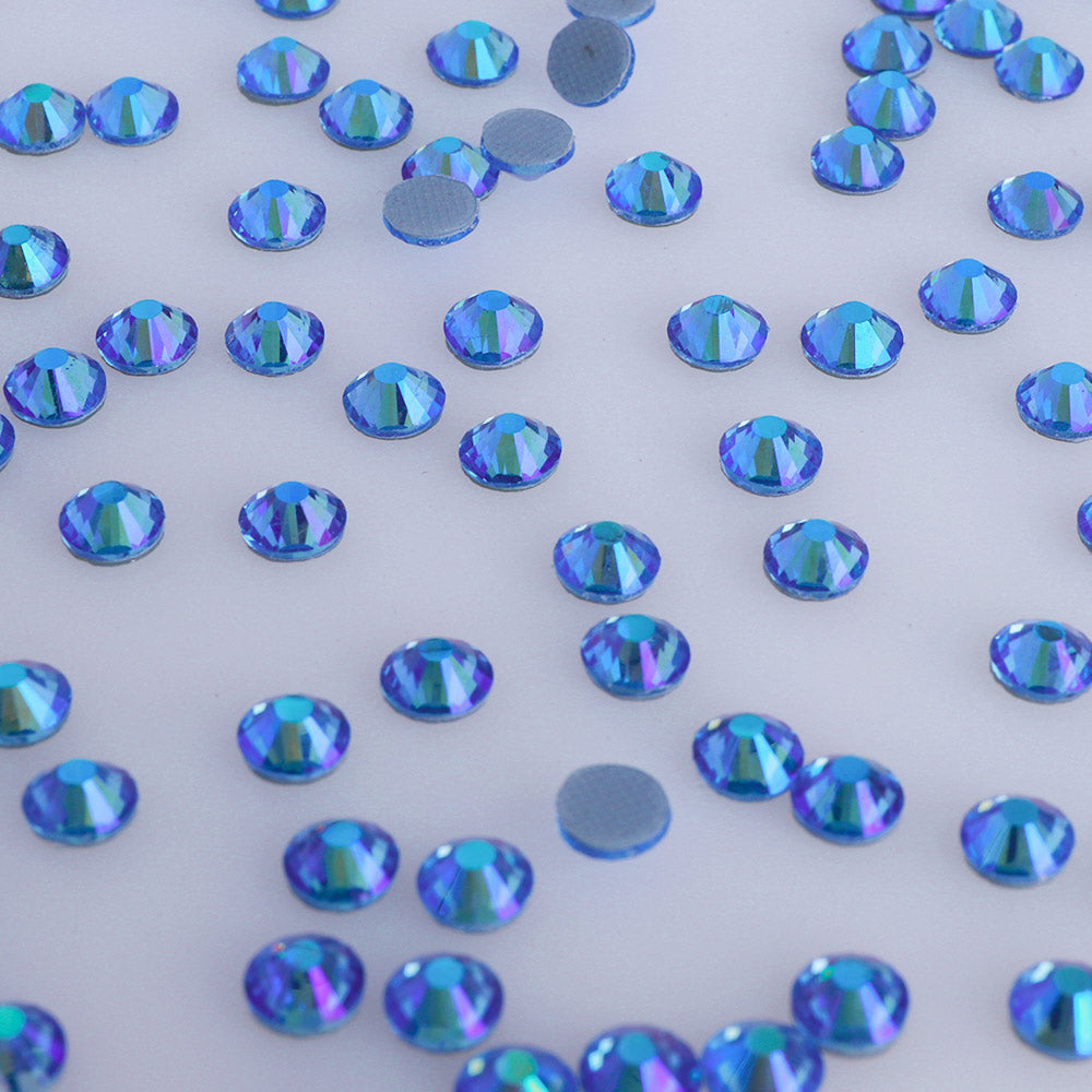 Light Blue AB Glass HotFix Rhinestones WholesaleRhinestone