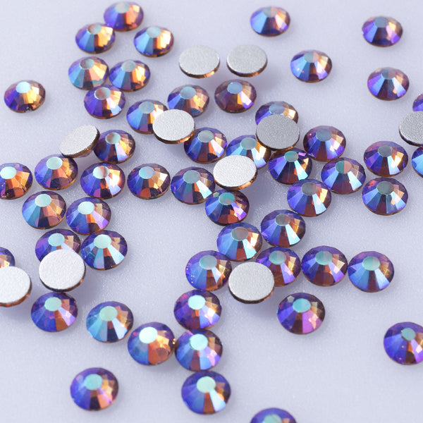 Smoked Topaz AB Glass FlatBack Rhinestones In Bulk WholesaleRhinestone